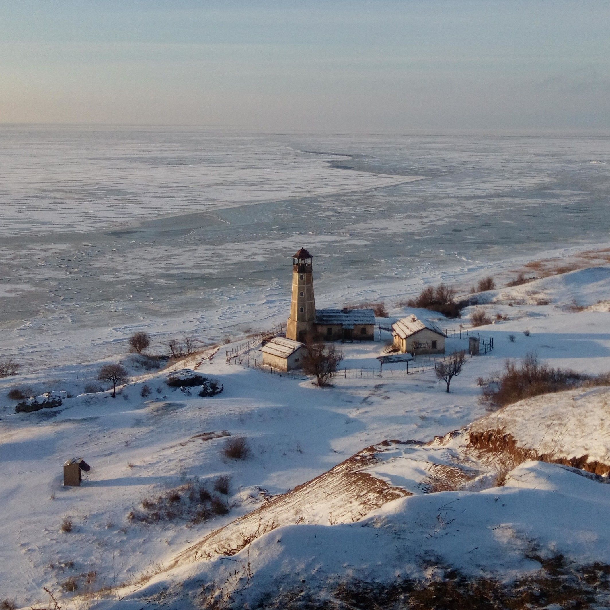 зимнее азовское море